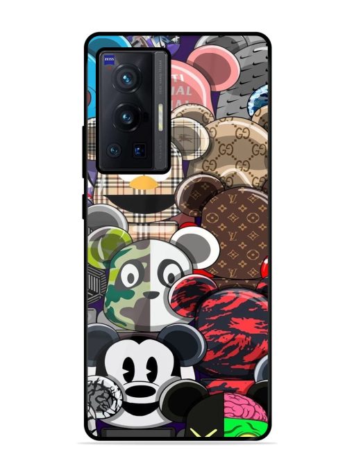 Streetwear Bearbrick Extravaganza Glossy Soft Edge Case for Vivo X70 Pro (5G) Chachhi