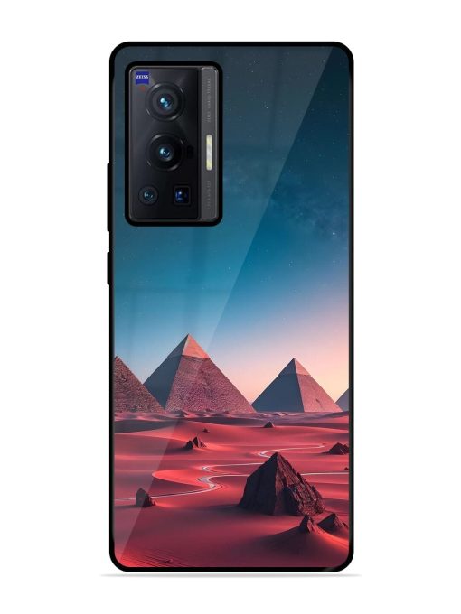 Ancient Wonders Sky Glossy Soft Edge Case for Vivo X70 Pro (5G) Chachhi