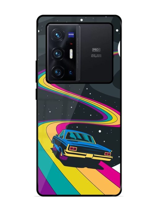 Rainbow Road Glossy Soft Edge Case for Vivo X70 Pro Plus Chachhi