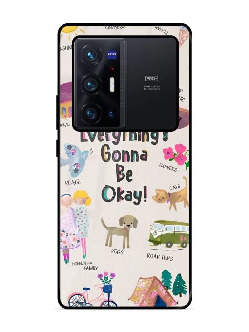 Sunshine And Smiles Glossy Soft Edge Case for Vivo X70 Pro Plus