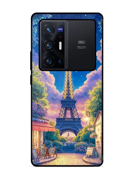 Twilight In Paris Glossy Soft Edge Case for Vivo X70 Pro Plus