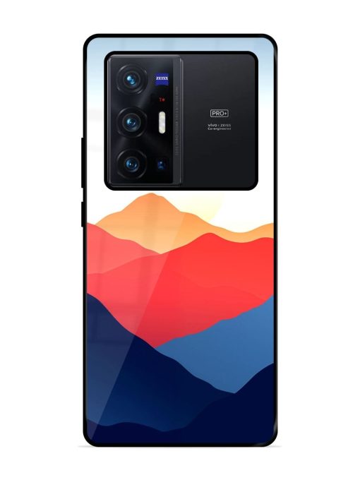 Sunset Peaks Glossy Soft Edge Case for Vivo X70 Pro Plus