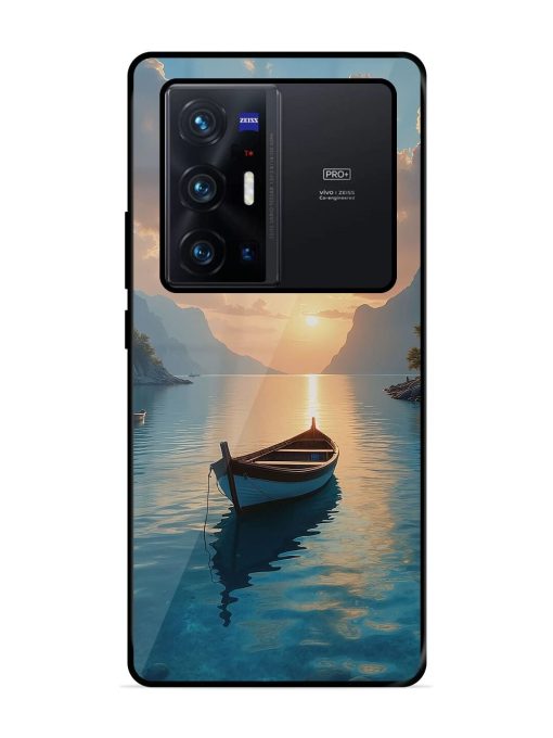 Serene Sunset Glossy Soft Edge Case for Vivo X70 Pro Plus