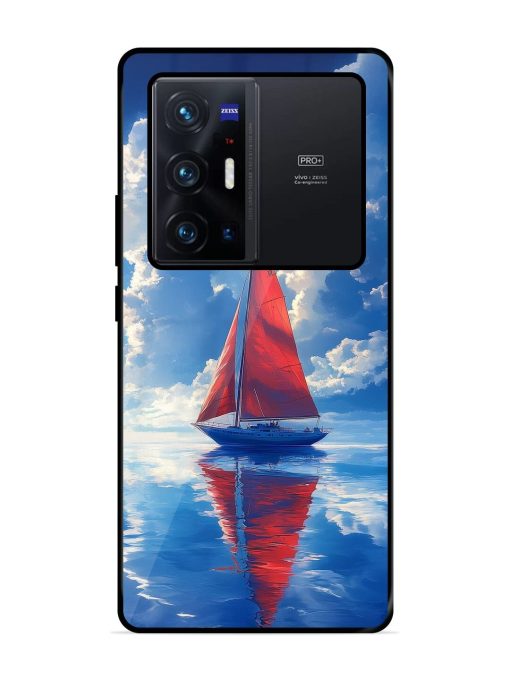 Crimson Sails Glossy Soft Edge Case for Vivo X70 Pro Plus Chachhi