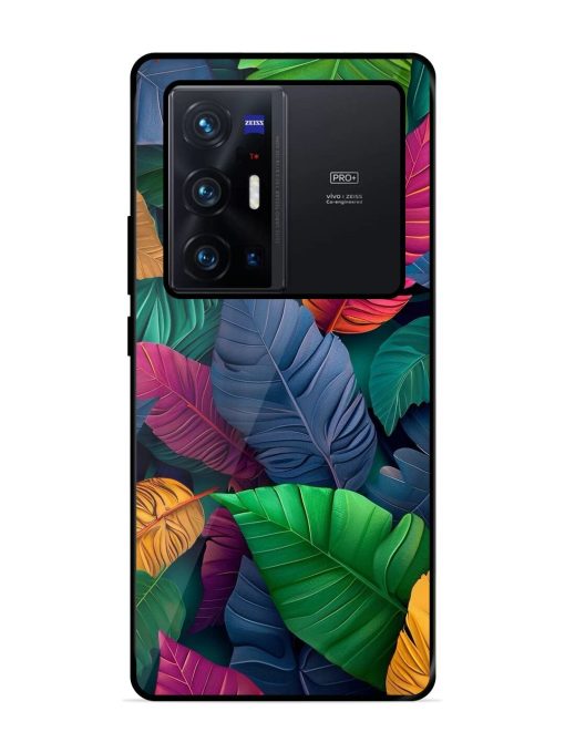 Tropical Tapestry Glossy Soft Edge Case for Vivo X70 Pro Plus Chachhi