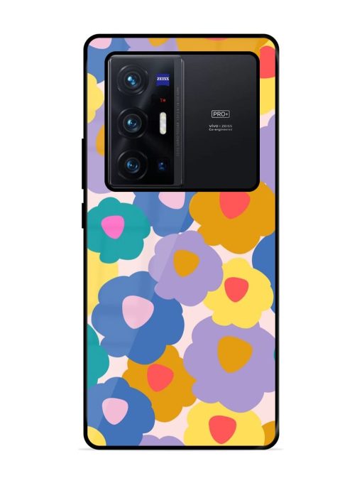 Flower Power Glossy Soft Edge Case for Vivo X70 Pro Plus Chachhi