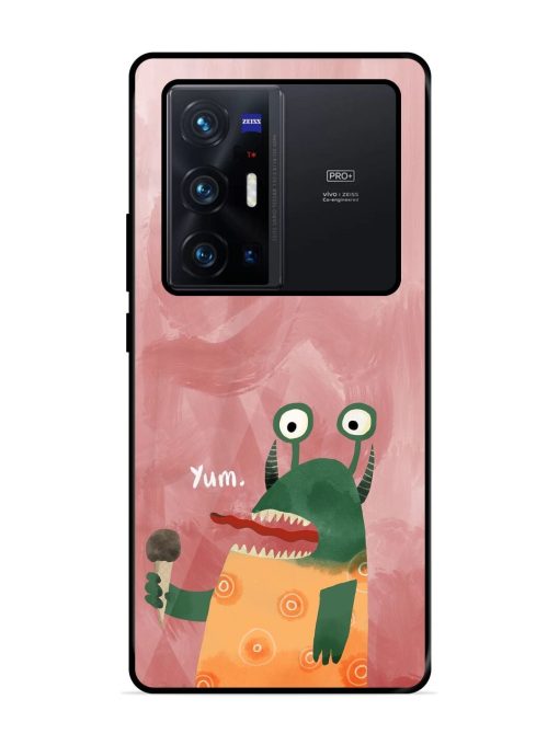 Hungry Monster Glossy Soft Edge Case for Vivo X70 Pro Plus