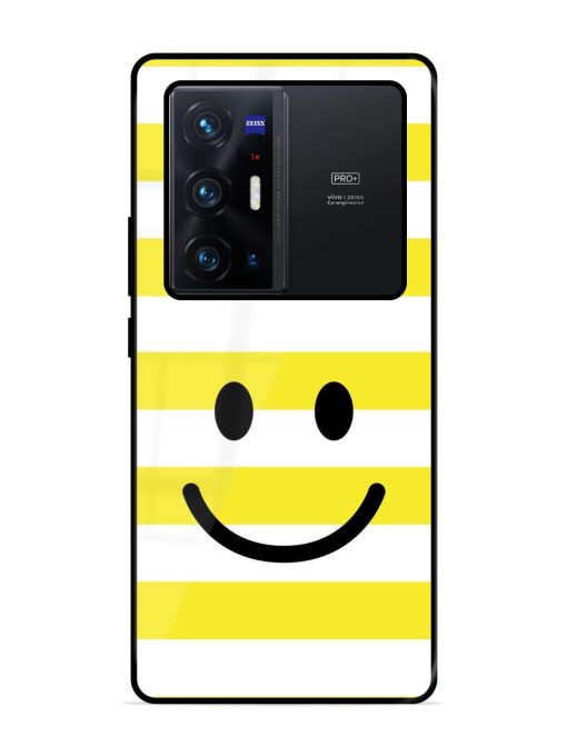 Smiling Stripes Glossy Soft Edge Case for Vivo X70 Pro Plus Chachhi