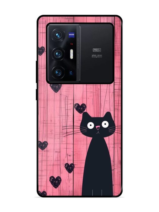 Feline Valentine'S Day Glossy Soft Edge Case for Vivo X70 Pro Plus Chachhi