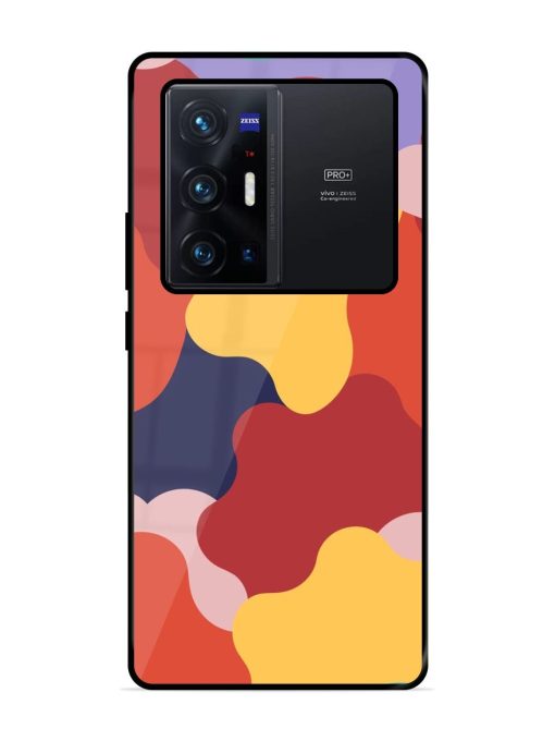 Gooey Color Chaos Glossy Soft Edge Case for Vivo X70 Pro Plus