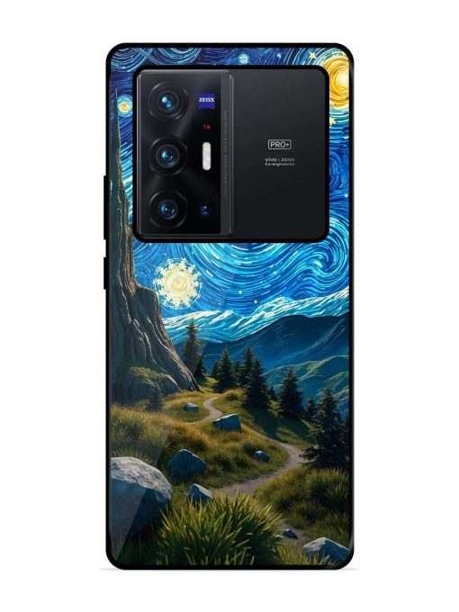 Starry Night In The Shire Glossy Soft Edge Case for Vivo X70 Pro Plus