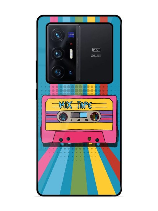 Retro Cassette Tapes Glossy Soft Edge Case for Vivo X70 Pro Plus Chachhi