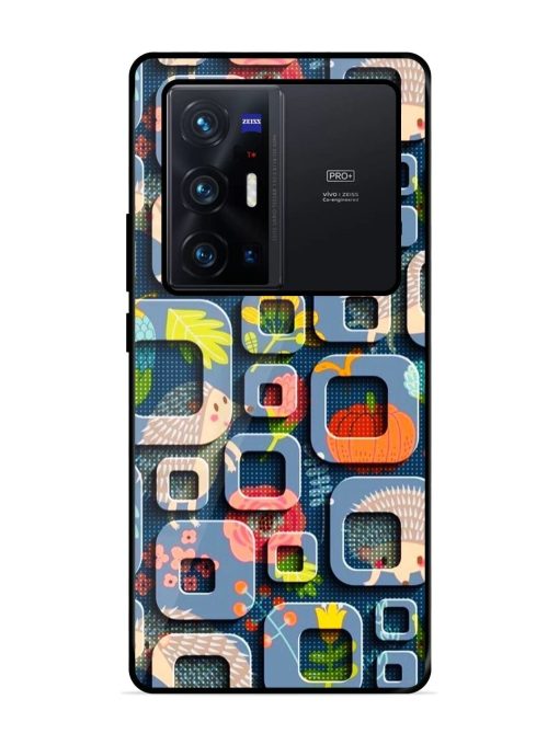 Hedgehog Hideout Glossy Soft Edge Case for Vivo X70 Pro Plus