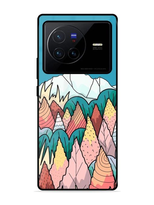 Mountain Dreamscape Glossy Soft Edge Case for Vivo X80 Chachhi