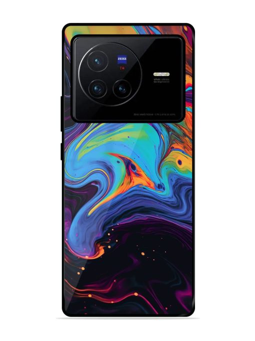 Liquid Dreamscape Glossy Soft Edge Case for Vivo X80