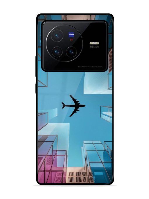 Urban Flightpath Glossy Soft Edge Case for Vivo X80 Chachhi