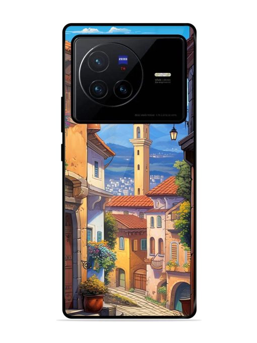 Tuscan Twilight Glossy Soft Edge Case for Vivo X80 Chachhi