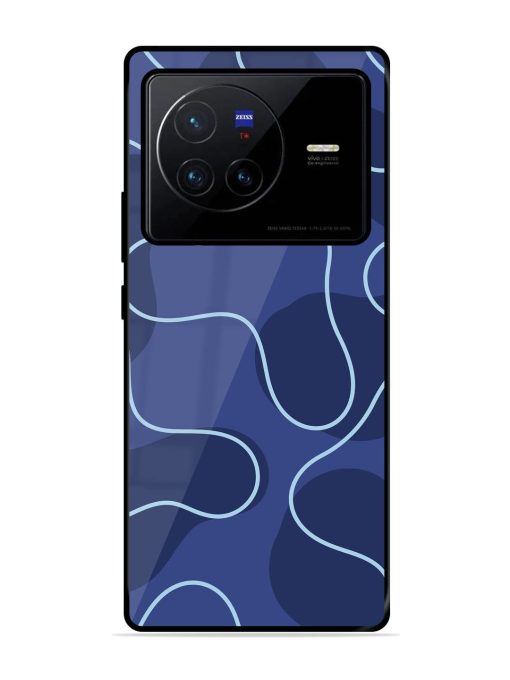 Midnight Maze Glossy Soft Edge Case for Vivo X80 Chachhi