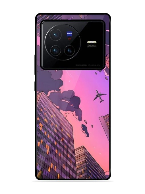 Urban Twilight Glossy Soft Edge Case for Vivo X80