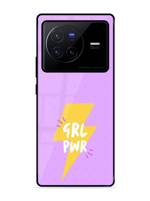 Girl Power Spark Glossy Soft Edge Case for Vivo X80 Chachhi