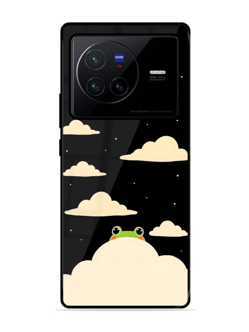 Froggy Night Sky Glossy Soft Edge Case for Vivo X80