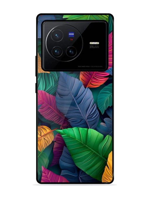 Tropical Tapestry Glossy Soft Edge Case for Vivo X80