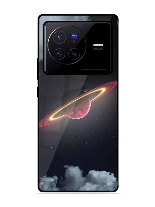 Cosmic Ballet Glossy Soft Edge Case for Vivo X80 Chachhi