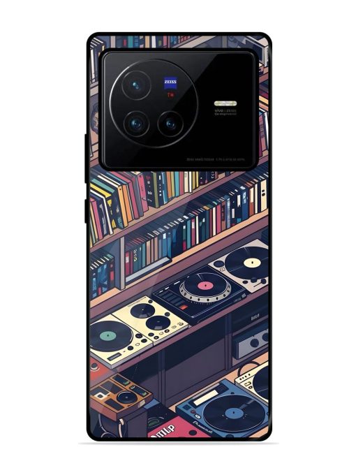 Music Lover'S Haven Glossy Soft Edge Case for Vivo X80 Chachhi