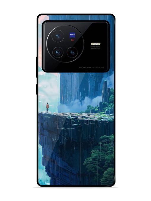 Solitude In The Sky Glossy Soft Edge Case for Vivo X80 Chachhi