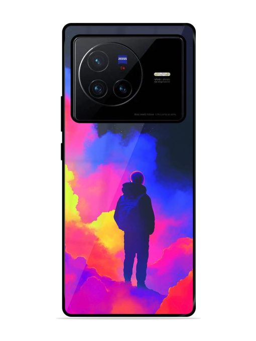 Cosmic Wanderer Glossy Soft Edge Case for Vivo X80