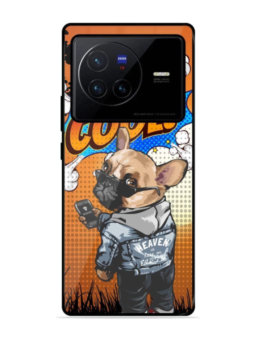 Cool Pup Glossy Soft Edge Case for Vivo X80 Chachhi