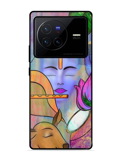 Divine Serenity Glossy Soft Edge Case for Vivo X80 Chachhi