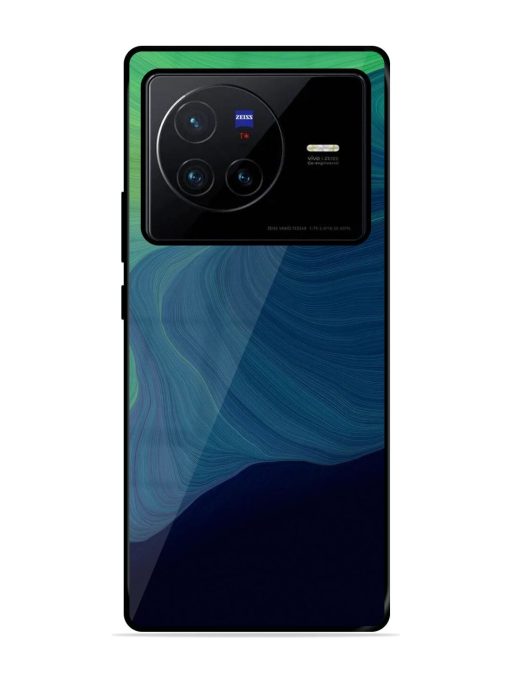 Oceanic Dreams Glossy Soft Edge Case for Vivo X80 Chachhi