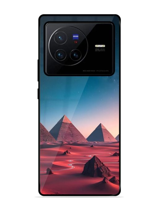 Ancient Wonders Sky Glossy Soft Edge Case for Vivo X80 Chachhi