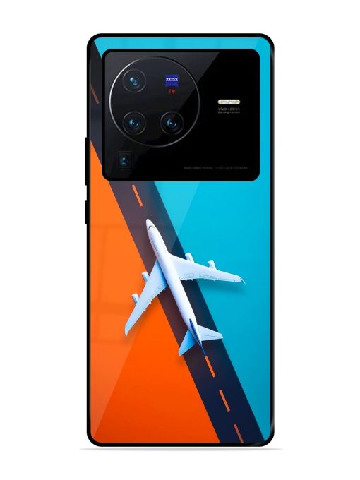 Skyward Bound Glossy Soft Edge Case for Vivo X80 Pro Chachhi