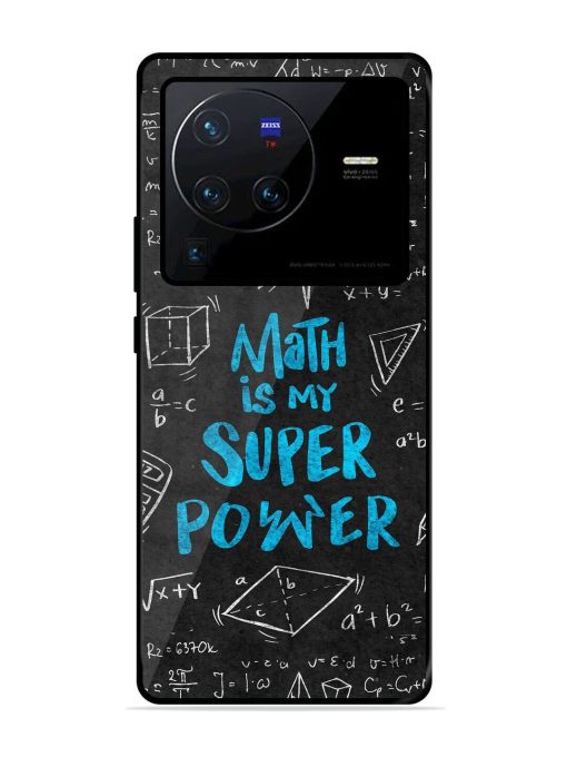 Math Magic Glossy Soft Edge Case for Vivo X80 Pro Chachhi