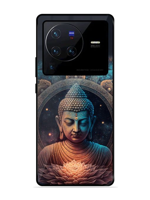 The Buddha Art Glossy Soft Edge Case for Vivo X80 Pro Chachhi