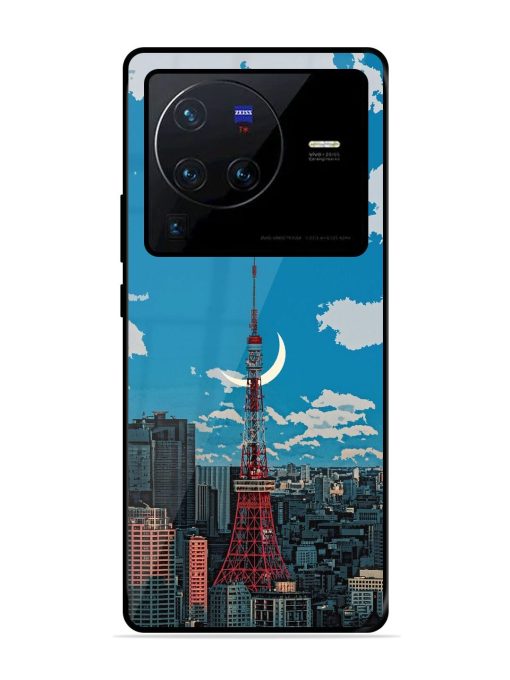 Tokyo Twilight Glossy Soft Edge Case for Vivo X80 Pro Chachhi