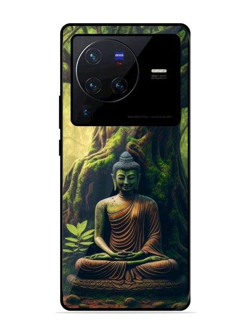 Green Buddha Art Glossy Soft Edge Case for Vivo X80 Pro Chachhi