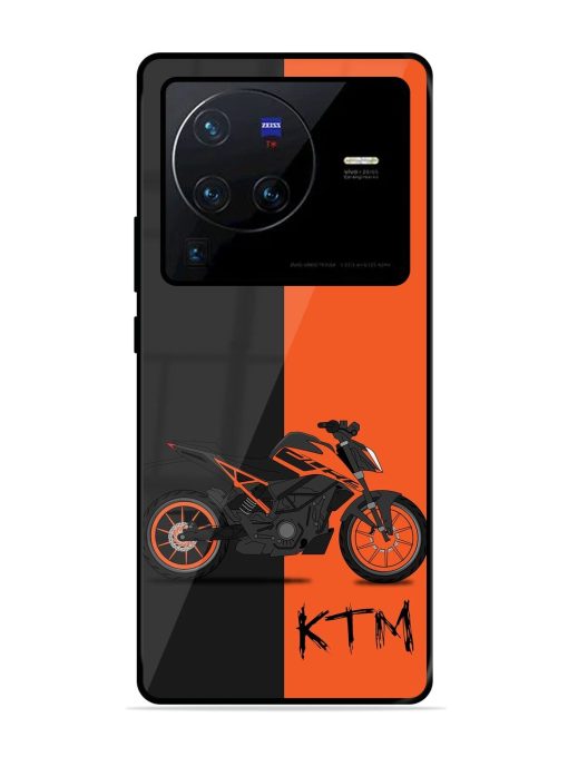 Orange Beast Glossy Soft Edge Case for Vivo X80 Pro Chachhi