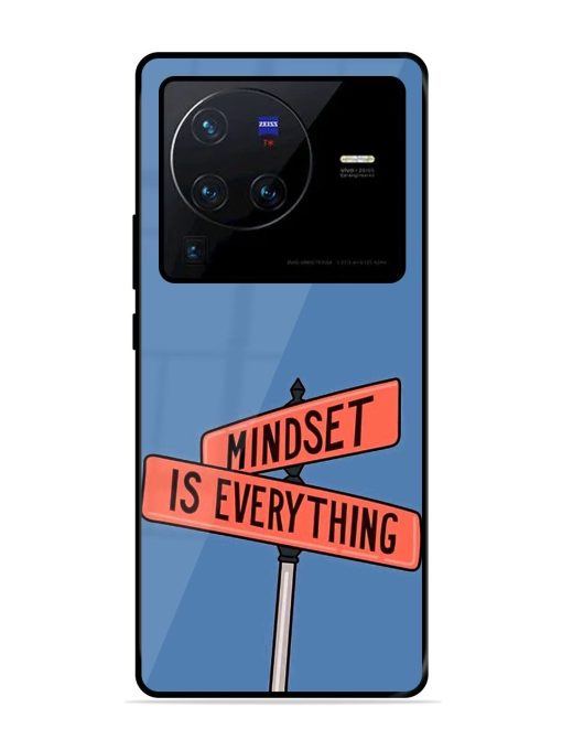 Mindset Matters Glossy Soft Edge Case for Vivo X80 Pro Chachhi