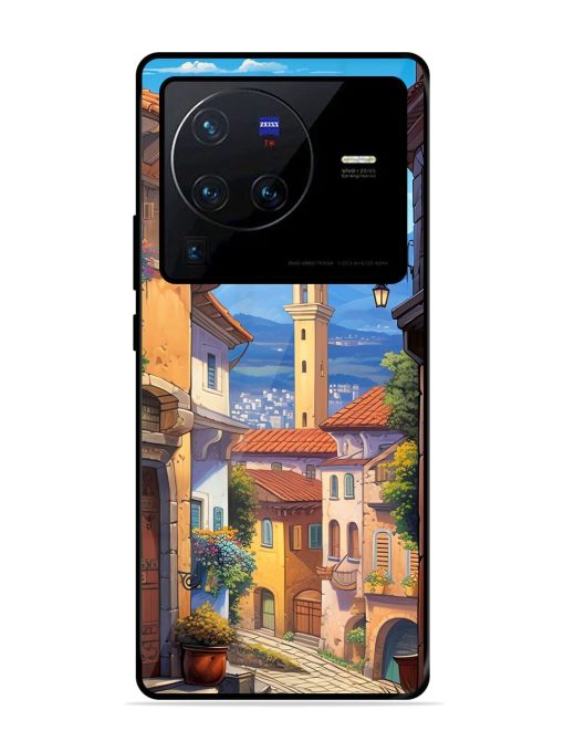 Tuscan Twilight Glossy Soft Edge Case for Vivo X80 Pro Chachhi