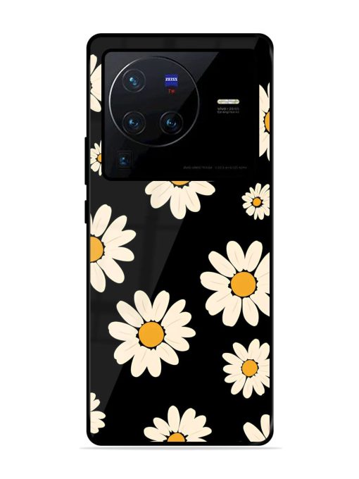 Daisies In The Night Glossy Soft Edge Case for Vivo X80 Pro Chachhi