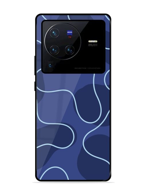 Midnight Maze Glossy Soft Edge Case for Vivo X80 Pro Chachhi