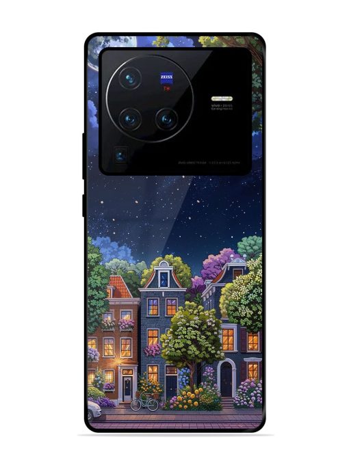 Moonlit Streets Glossy Soft Edge Case for Vivo X80 Pro Chachhi