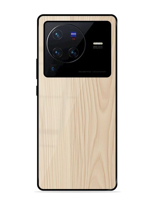 Textured Timber Glossy Soft Edge Case for Vivo X80 Pro