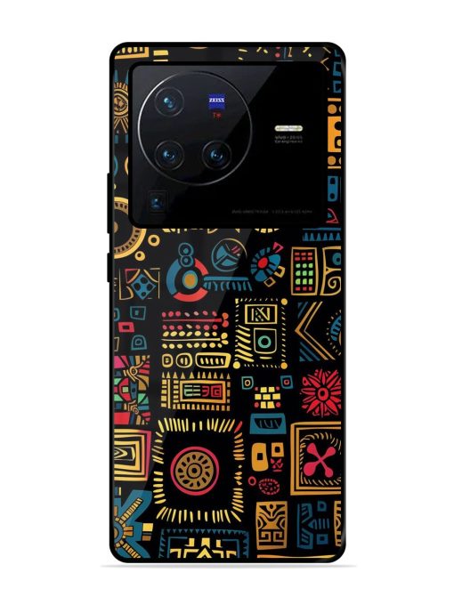 Tribal Tapestry Glossy Soft Edge Case for Vivo X80 Pro Chachhi