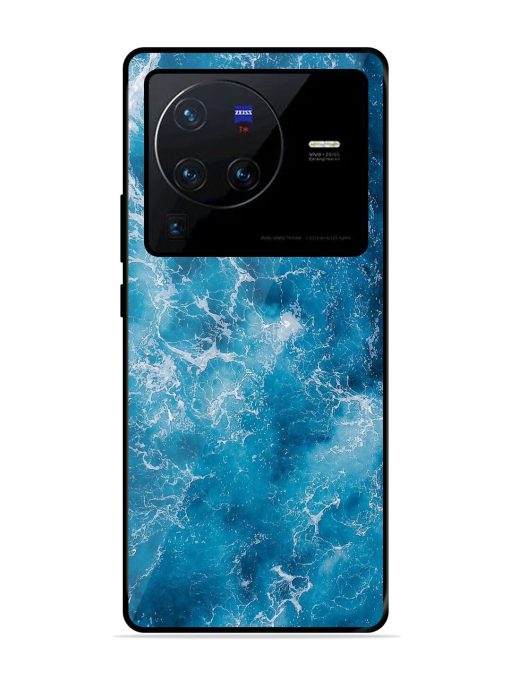 Oceanic Abyss Glossy Soft Edge Case for Vivo X80 Pro Chachhi