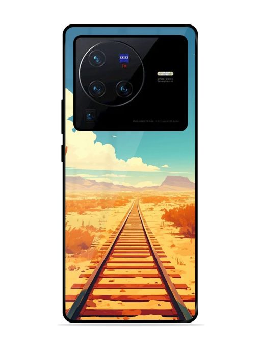 Endless Horizon Glossy Soft Edge Case for Vivo X80 Pro Chachhi