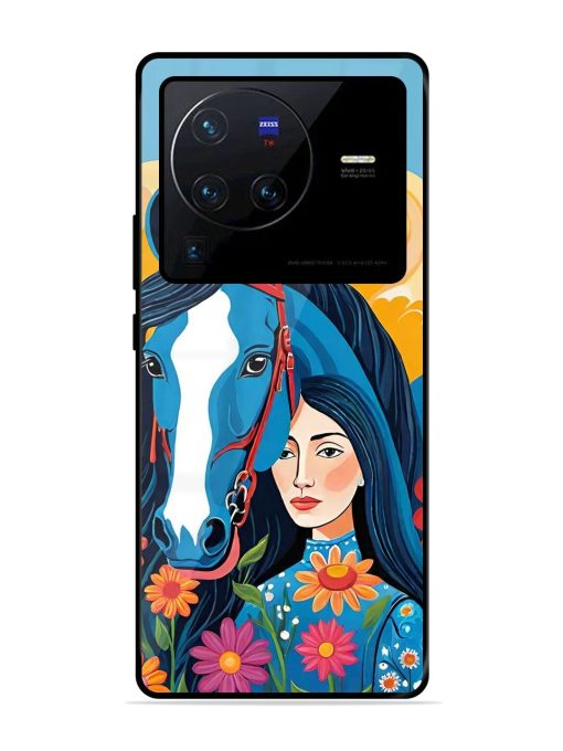 Equine Enchantment Glossy Soft Edge Case for Vivo X80 Pro Chachhi